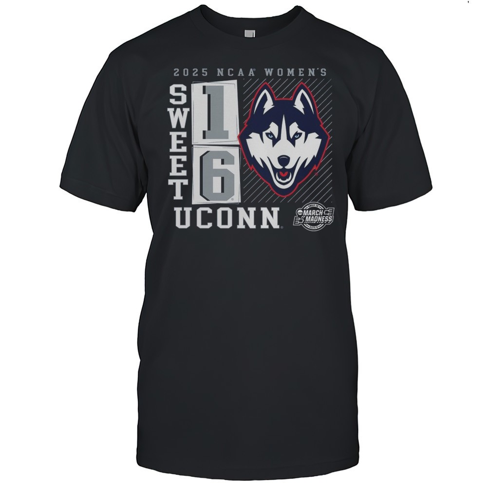 uconn-huskies-ncaa-womens-basketball-tournament-march-madness-sweet-16-elite-8-n-o5rje3ls UConn Huskies NCAA Womens Basketball Tournament March Madness Sweet 16 Elite 8 No Look Pass 2025 Logo T-shirt