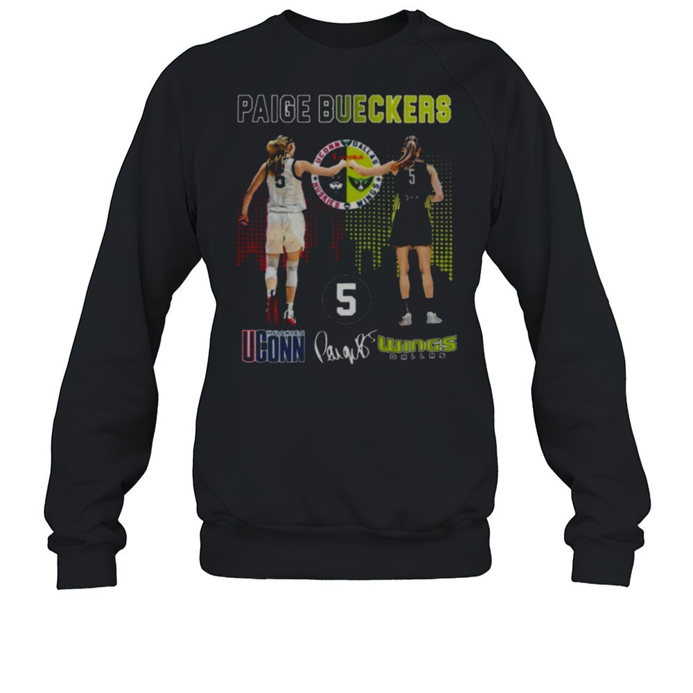 UConn Huskies Paige Bueckers Signatures 2025 T Shirt