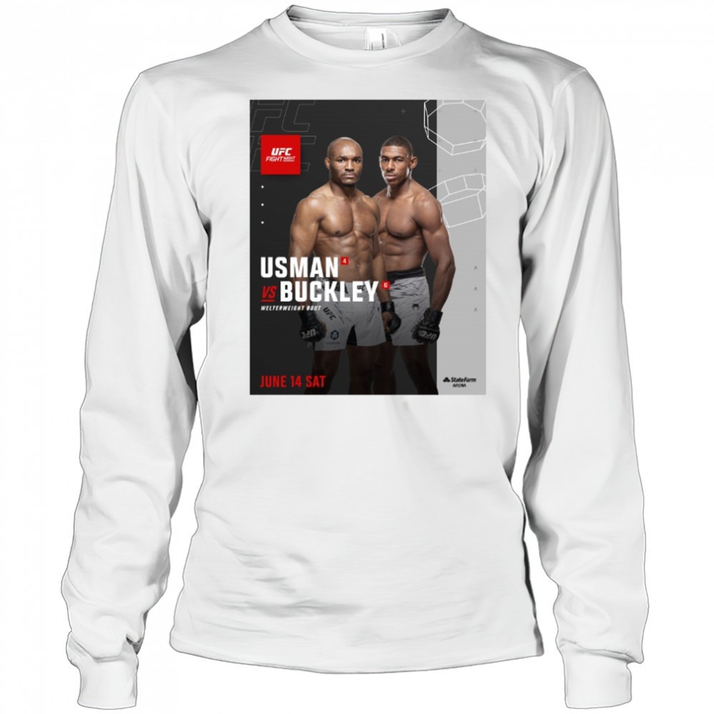 ufc-fight-night-kamaru-usman-vs-joaquin-buckley-welterweight-bout-june-14-2025-s-0eco63v4 UFC Fight Night Kamaru Usman vs Joaquin Buckley Welterweight Bout June 14 2025 Sat Poster t-shirt