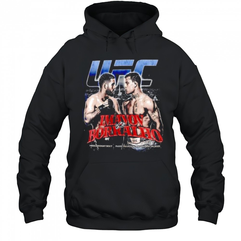 UFC Paris Imavov vs Borralho 2025 shirt
