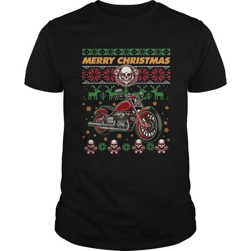 ugly-christmas-vintage-motorcycle-tshirt-s1fsmrif Ugly Christmas Vintage Motorcycle TShirt