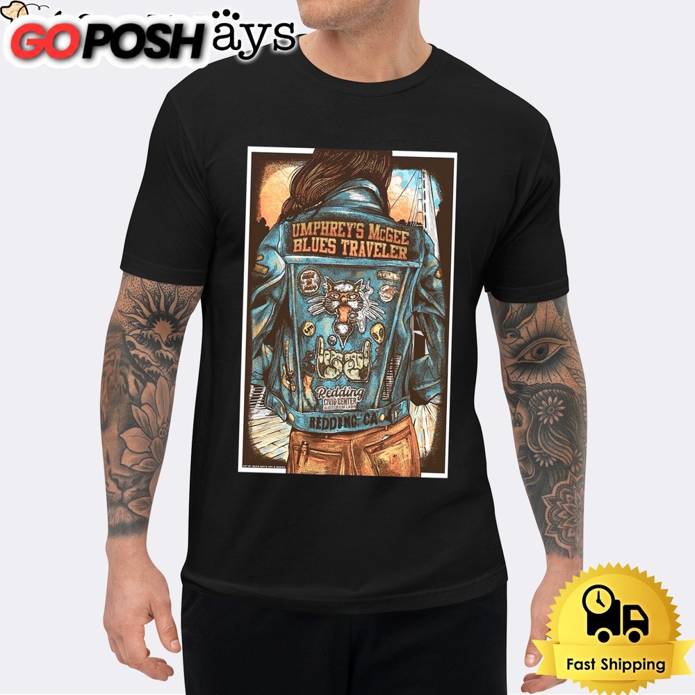 Umphrey’s McGee July 18 2024 Redding Civic Auditorium Redding CA T Shirt