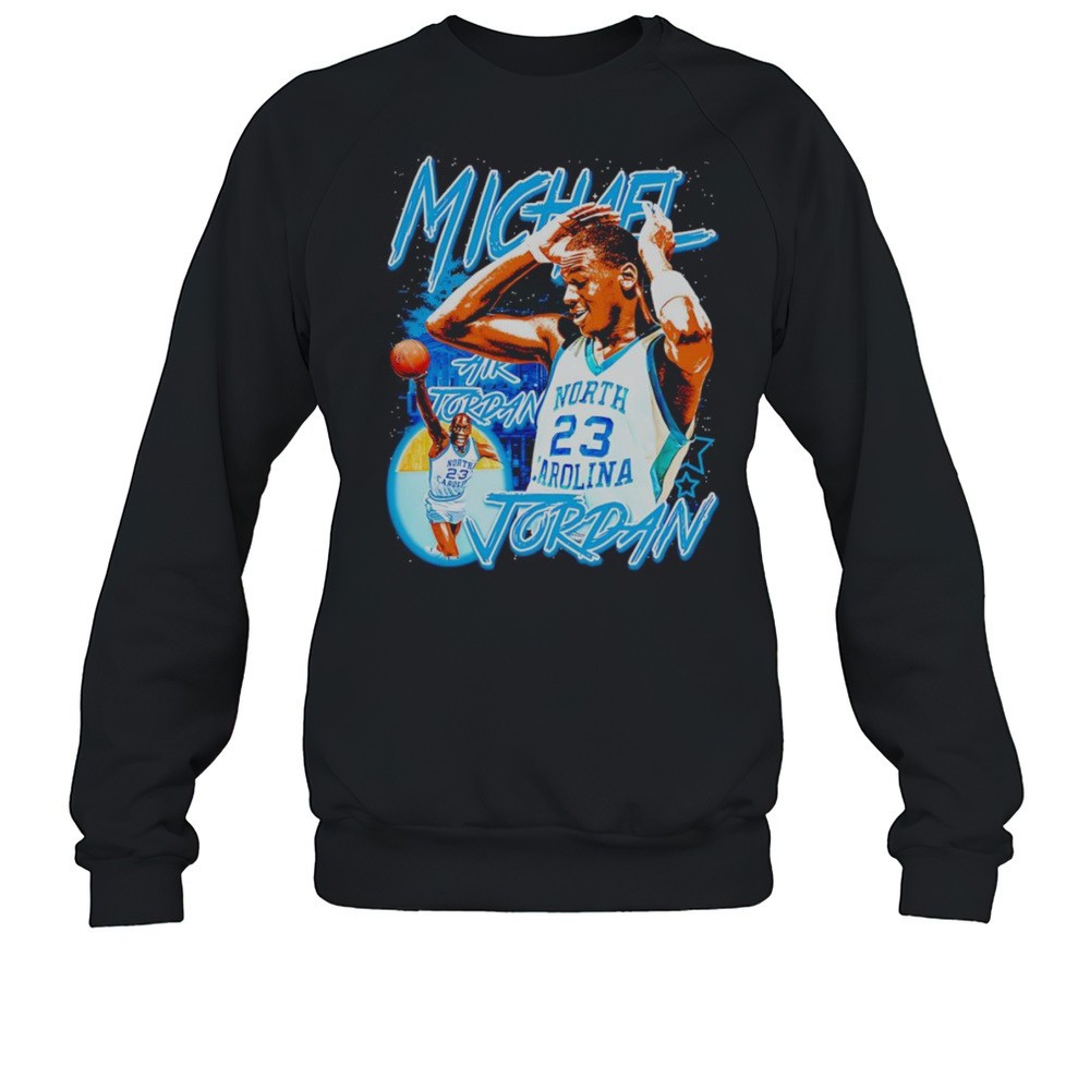 UNC 23 Michael Jordan Retro Graphic Shirt