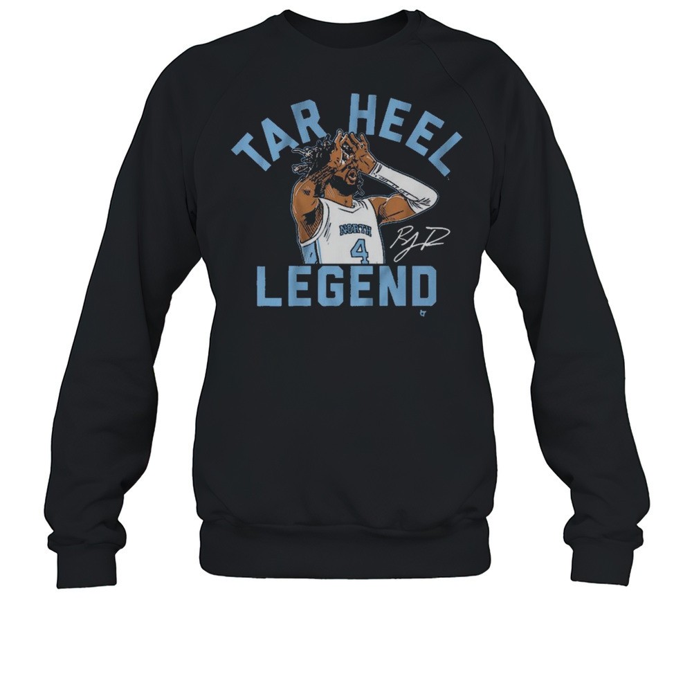 UNC Basketball North Carolina Tar Heels R.J. Davis Tar Heel Legend Signature T-shirt