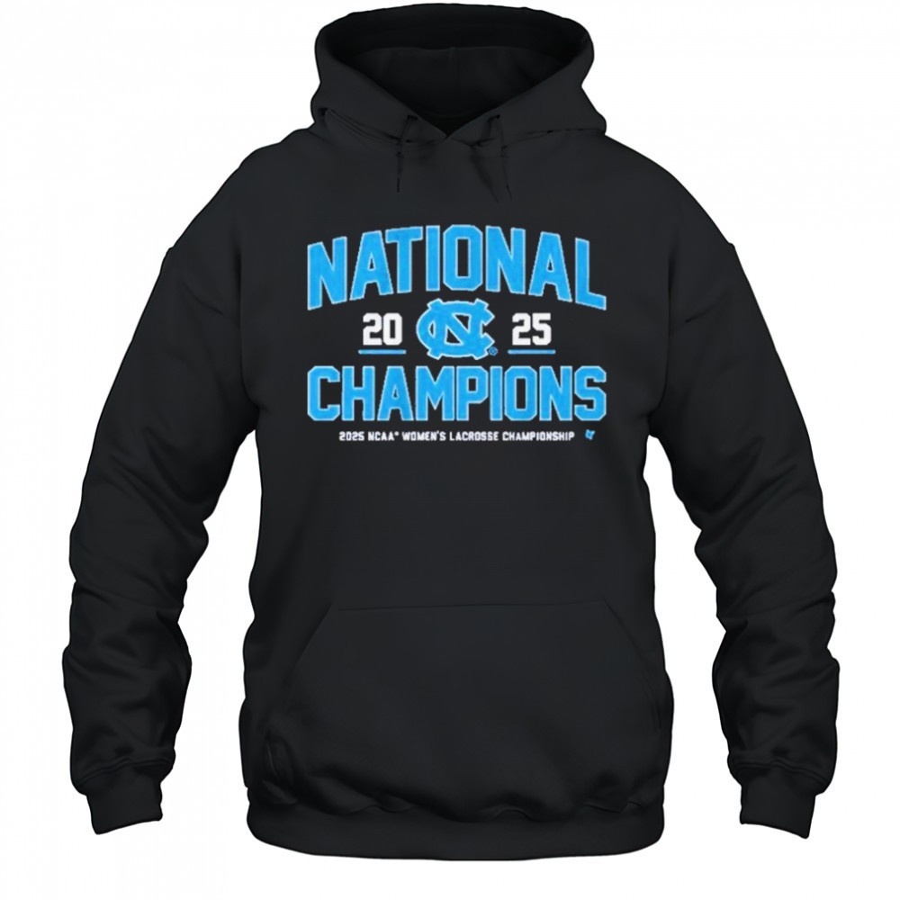 UNC Womens Lacrosse 2025 National Champions Shirt