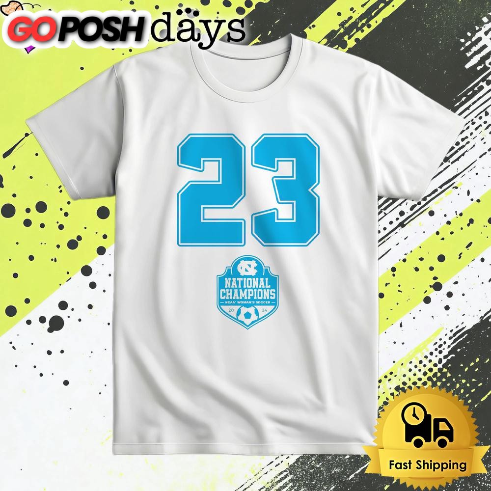 Unc Womens Soccer 23x National Champions T Shirt