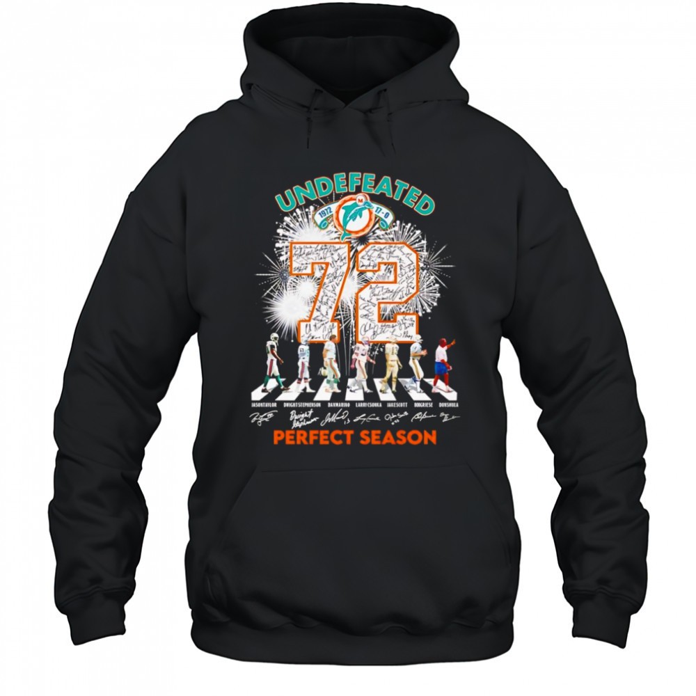 Undefeated 72 Miami Dolphins perfect season shirt