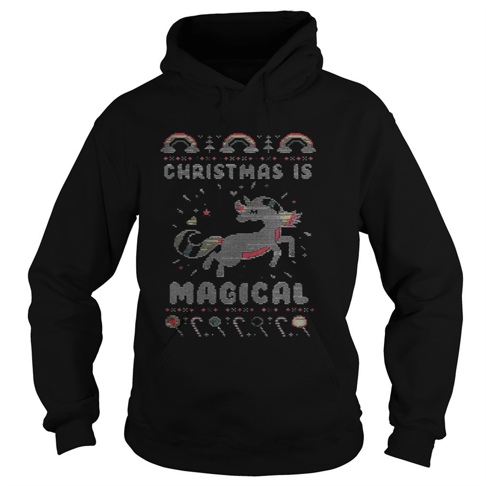 Unicorn Christmas is magical sweat shirt