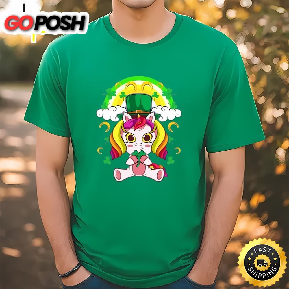 Unicorn Leprechaun St Patricks Day Irish T-Shirt