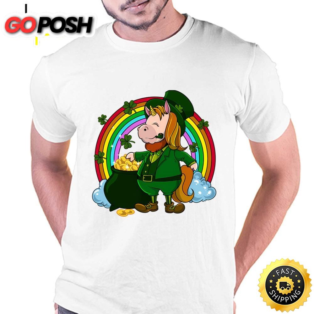 Unicorn Leprechaun St Patricks Unicorn T-Shirt