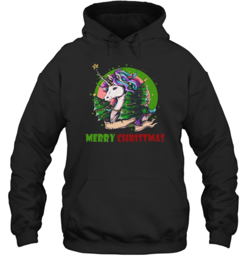 Unicorn Merry Christmas Essential T-Shirt