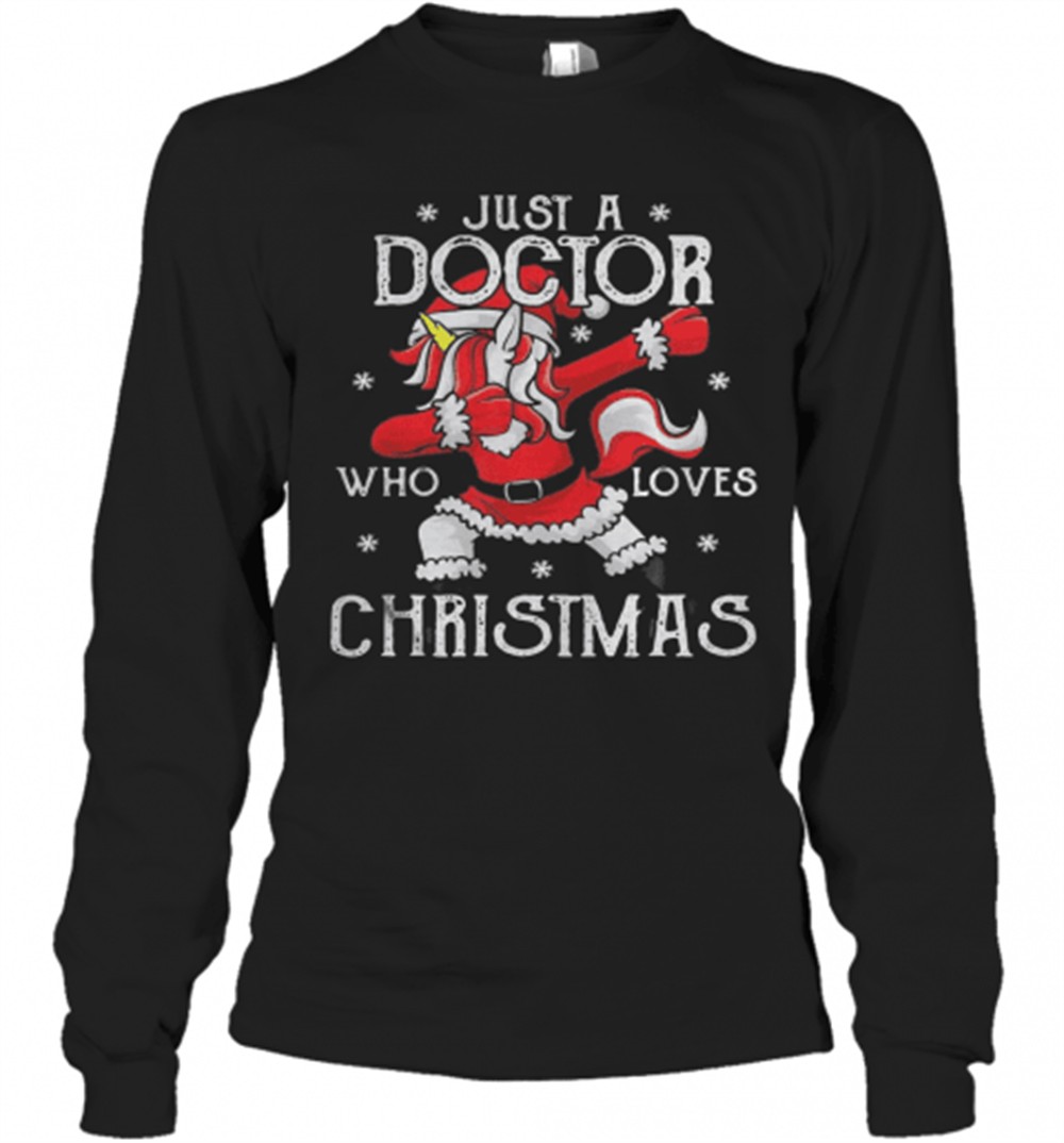 unicorn-santa-just-a-doctor-who-loves-christmas-t-shirt-at0jg7ck Unicorn Santa Just A Doctor Who Loves Christmas T-Shirt