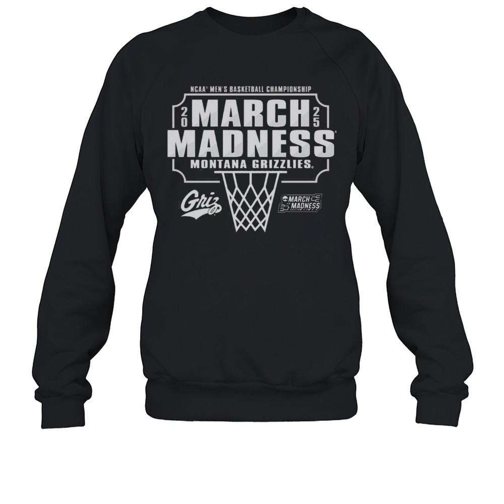 University Of Montana Grizzlies Mens Basketball Championship 2025 NCAA Tournament Bound March Madness T-shirt
