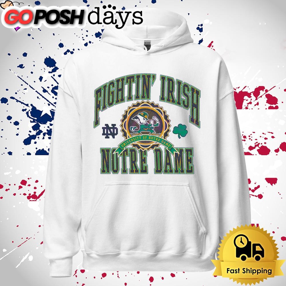 university-of-notre-dame-football-vintage-logo-t-shirt-12o32uks University Of Notre Dame Football Vintage Logo T Shirt