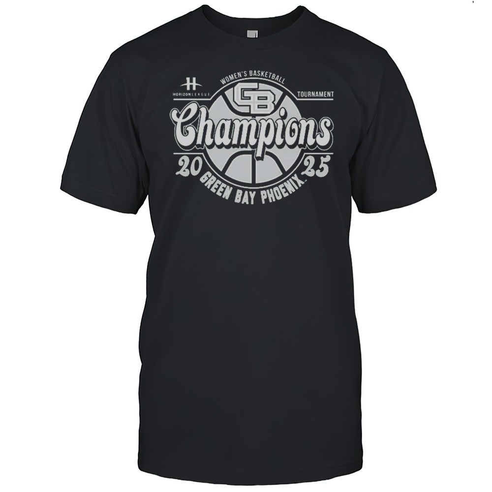 university-of-wisconsin-green-bay-womens-basketball-2025-horizon-league-tourname-ug9xdr9v University Of Wisconsin Green Bay Womens Basketball 2025 Horizon League Tournament Champions Shirt