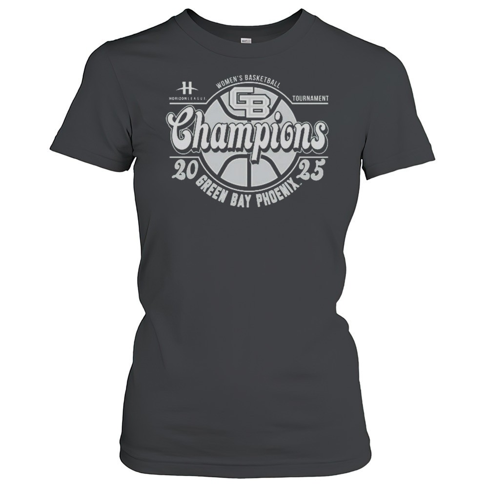 university-of-wisconsin-green-bay-womens-basketball-2025-horizon-league-tourname-ug9xdr9v University Of Wisconsin Green Bay Womens Basketball 2025 Horizon League Tournament Champions Shirt