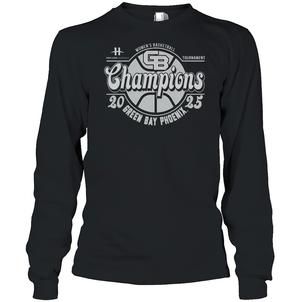 university-of-wisconsin-green-bay-womens-basketball-2025-horizon-league-tourname-ug9xdr9v University Of Wisconsin Green Bay Womens Basketball 2025 Horizon League Tournament Champions Shirt