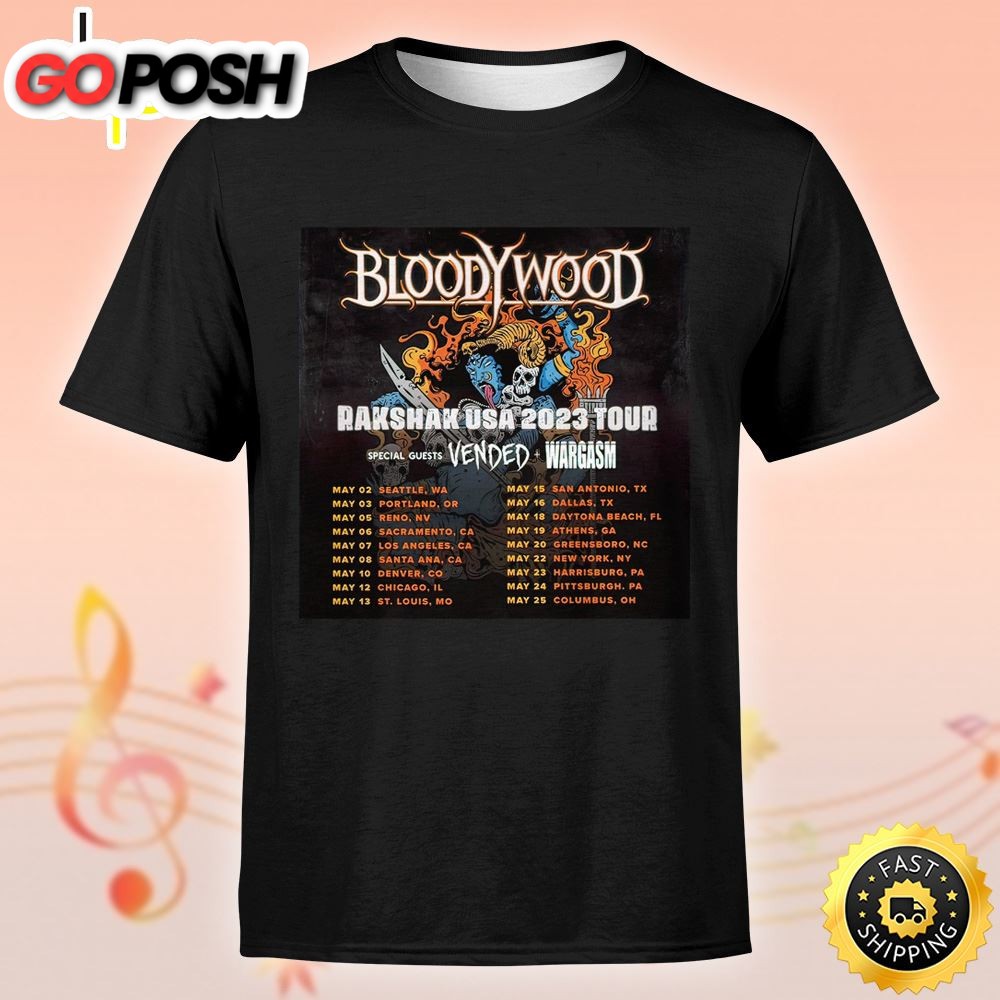 Us Headlining Tour Dates For Bloodywood May 2025 Tshirt