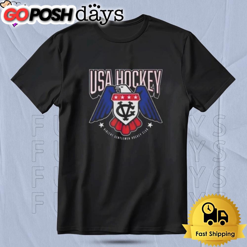 USA Hockey Violent Gentlemen Hockey Club T Shirt