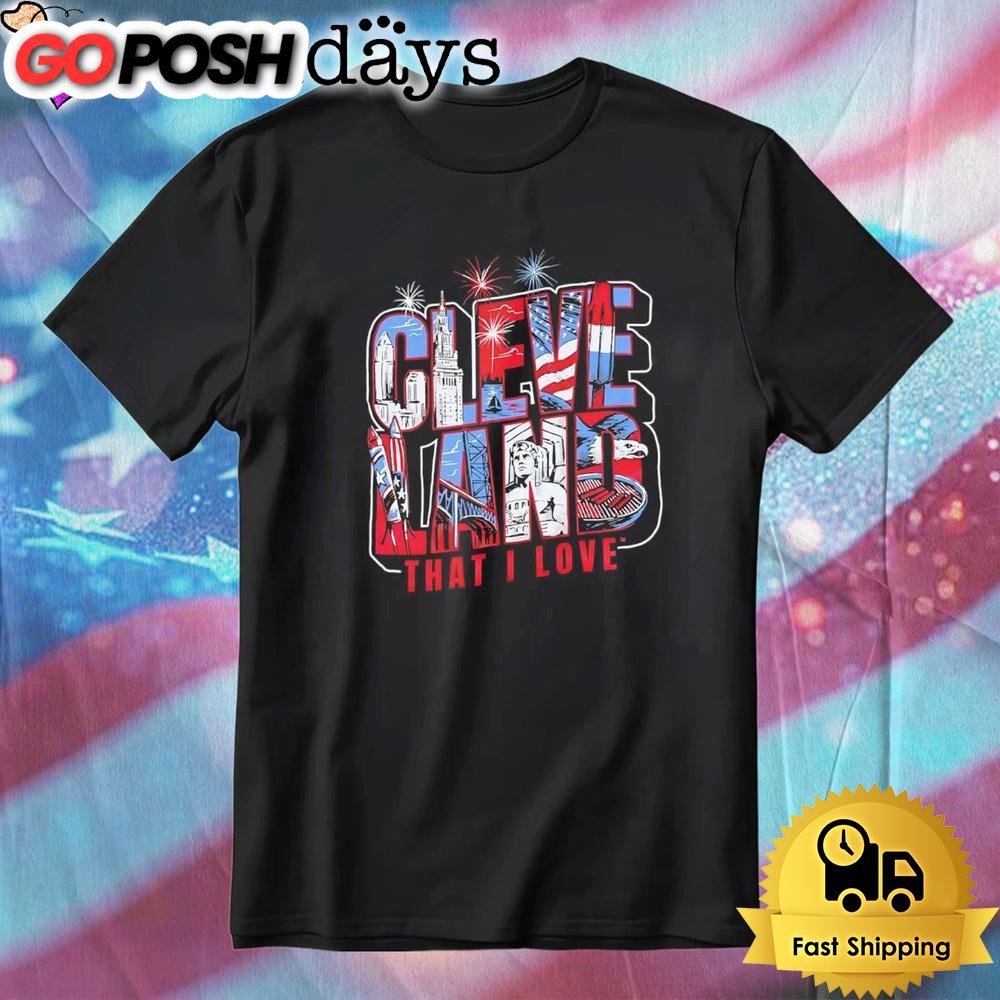 Usa In The Land Cleveland That I Love T-Shirt
