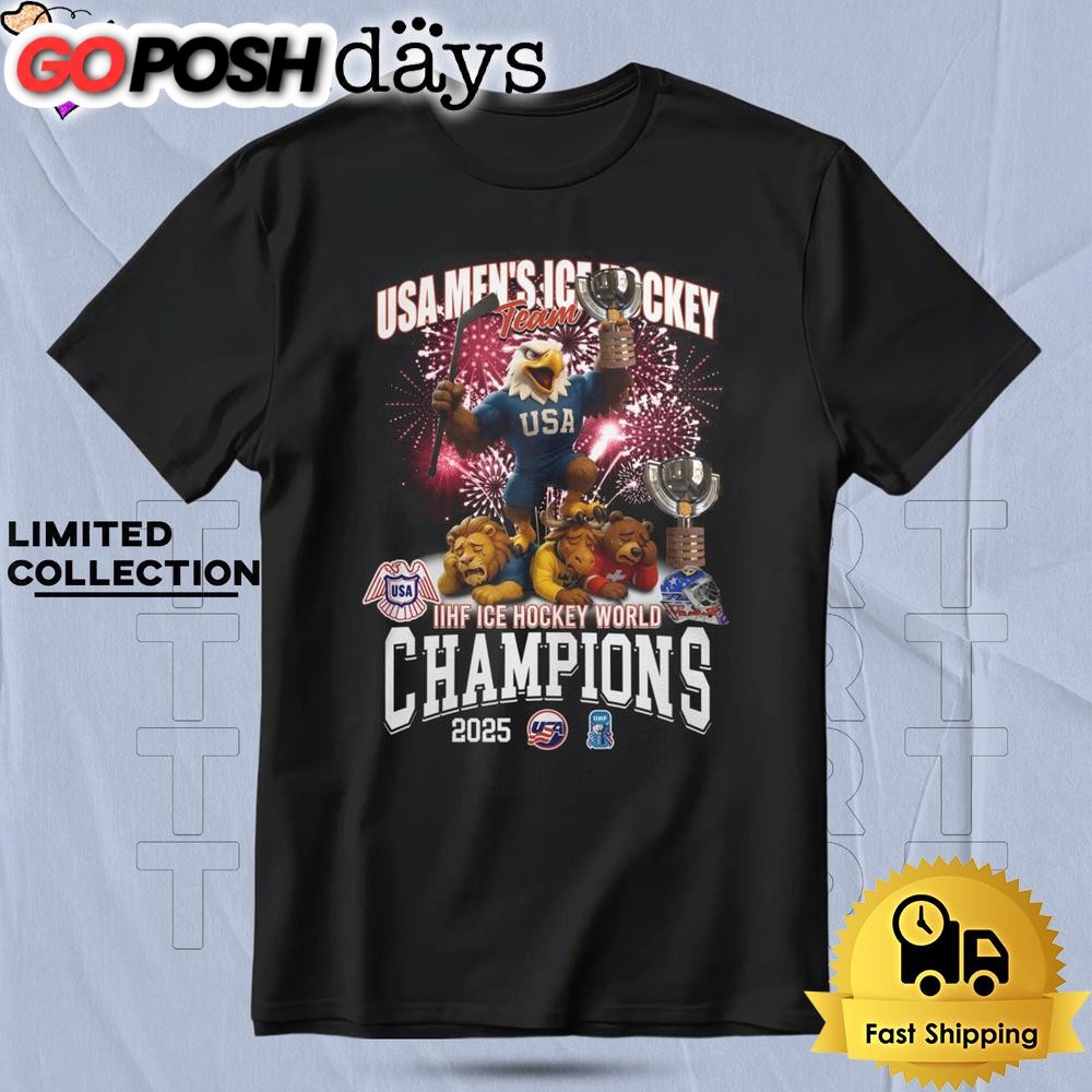 USA Men’s Ice Hockey World Champions 2025 T Shirt