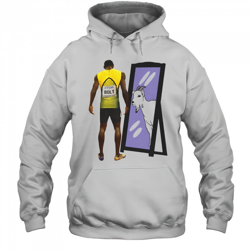 Usain Bolt Goat mirror shirt