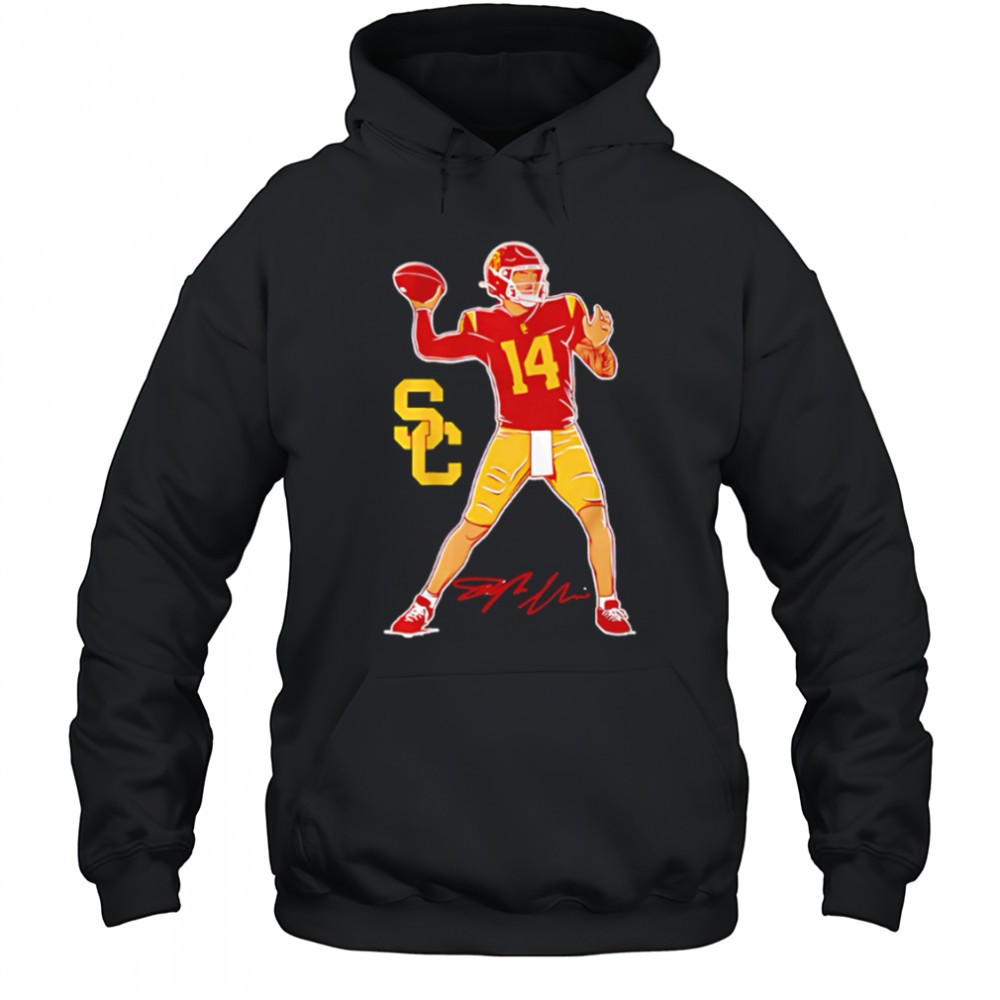 USC Football Jayden Maiava Superstar Pose signature Football shirt