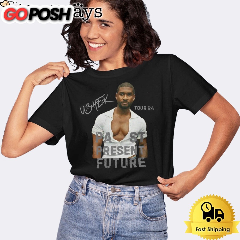 Usher Past Present Future Tour 24 Unsiex T-Shirt