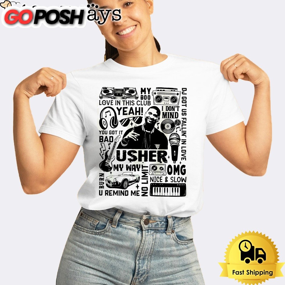 Usher Pop Music Unsiex T-Shirt