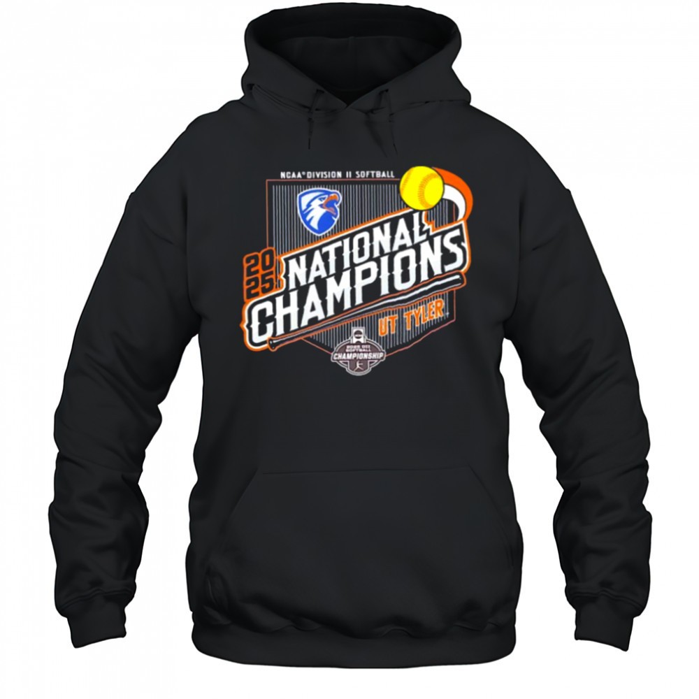 UT Tyler NCAA II Softball National Champions 2025 shirt