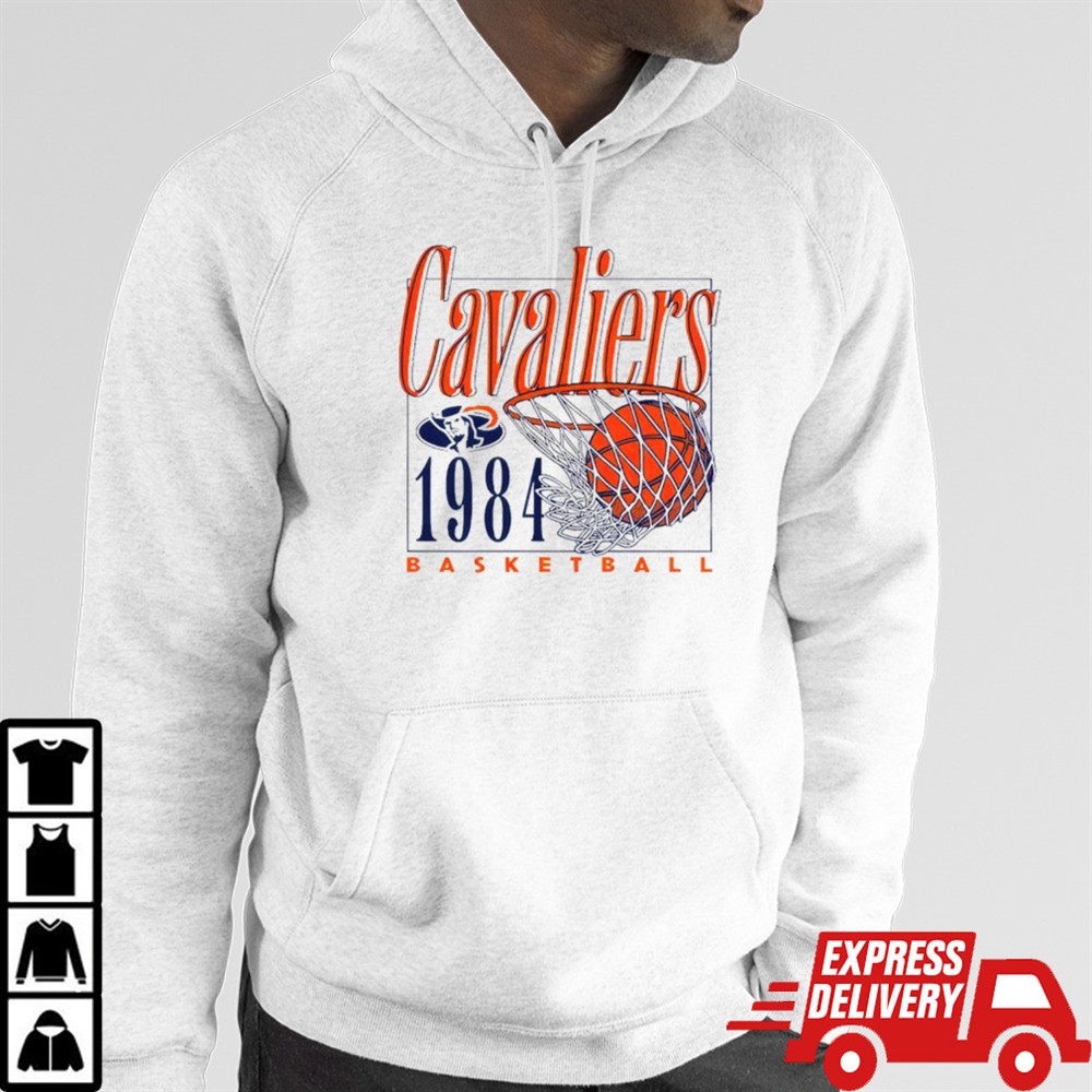 UVA Cavaliers mens basketball 1984 retro logo shirt