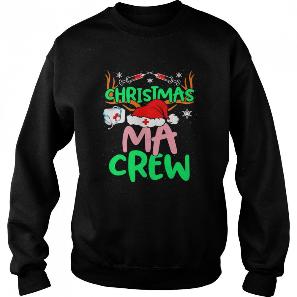 vaccinated-christmas-ma-crew-sweater-shirt-k60cll07 Vaccinated Christmas MA Crew Sweater Shirt