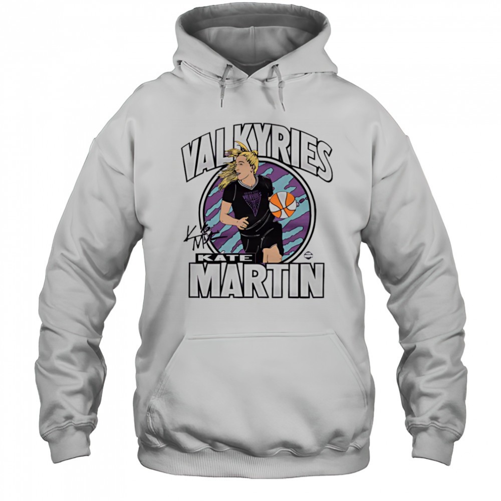 Valkyries Kate Martin signature caricature shirt