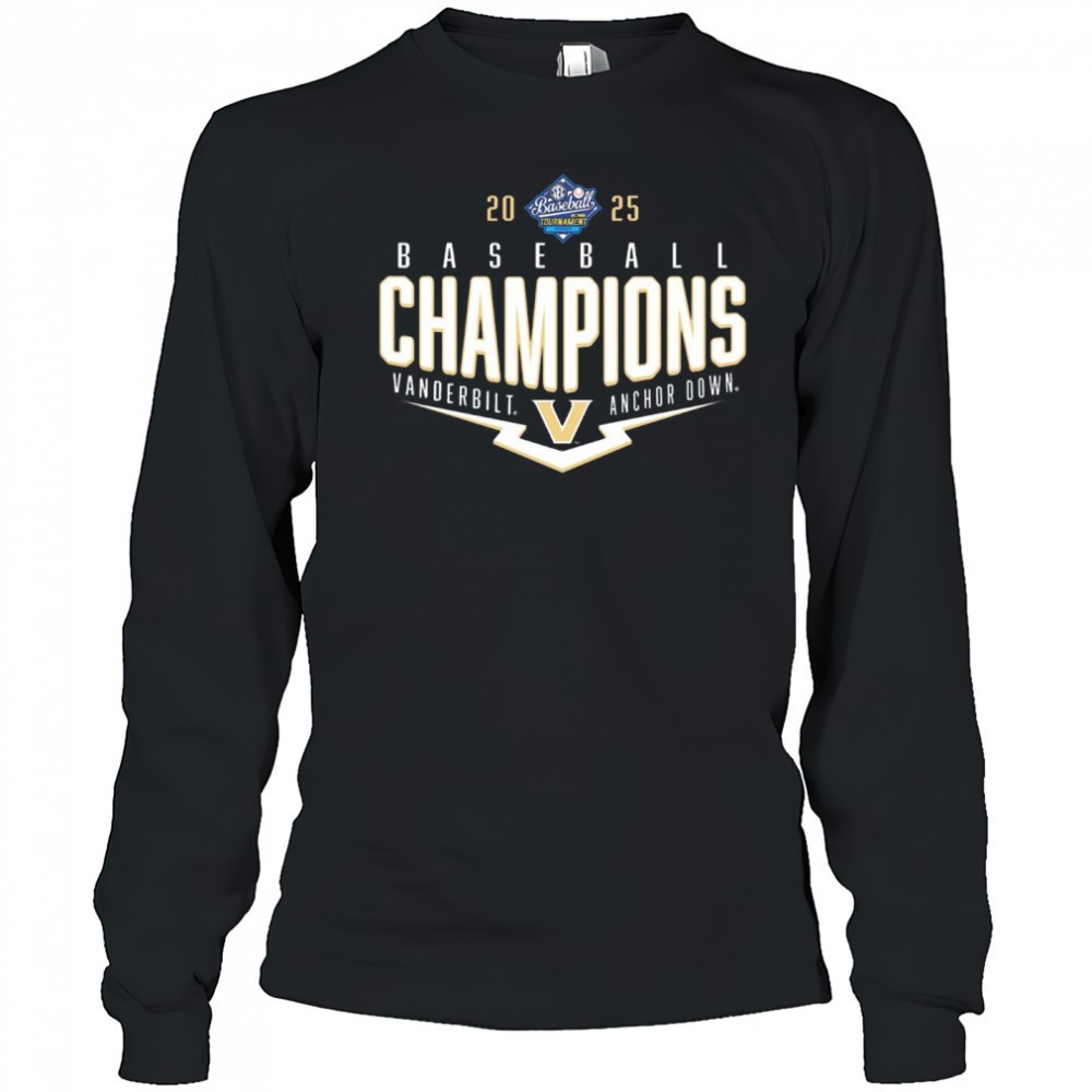 vanderbilt-commodores-ncaa-sec-baseball-conference-tournament-champions-playoff-5lizsc7f Vanderbilt Commodores NCAA SEC Baseball Conference Tournament Champions Playoff Pitch Anchor Down 2025 t-shirt