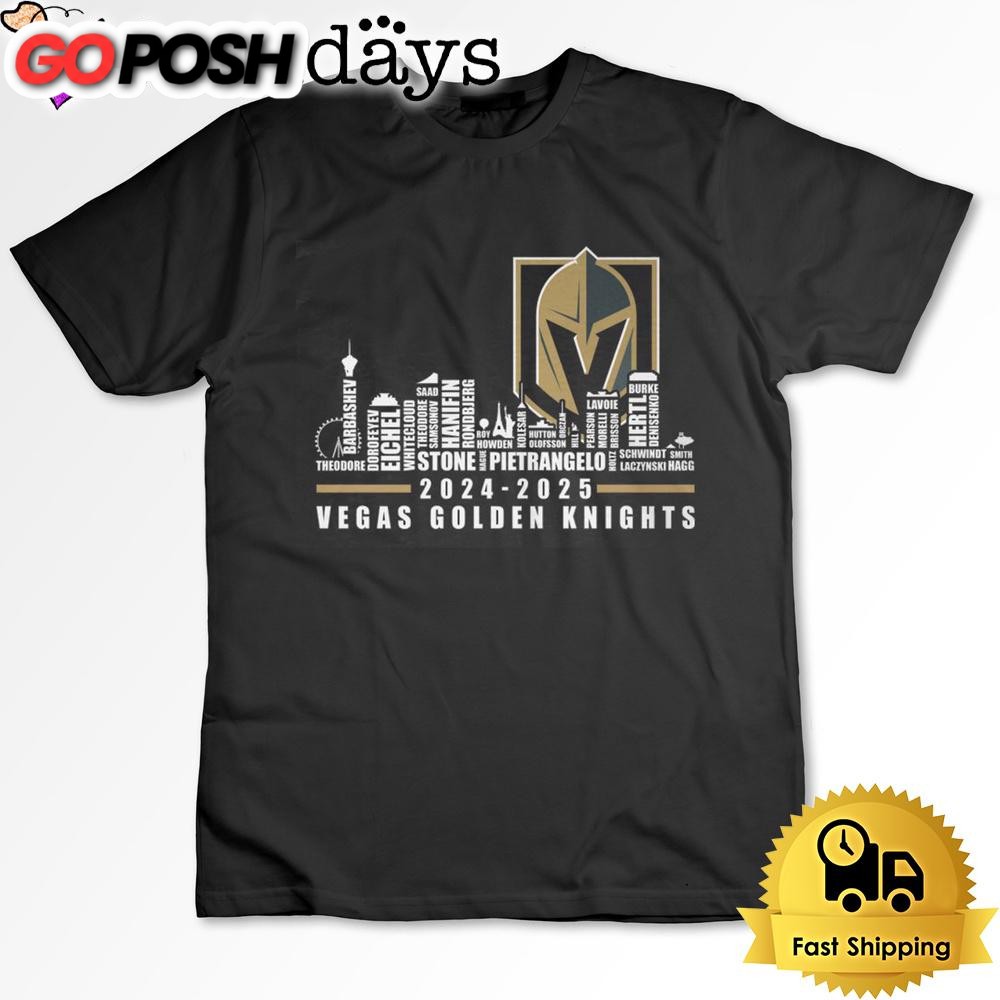 Vegas Golden Knight City 2025 T Shirt