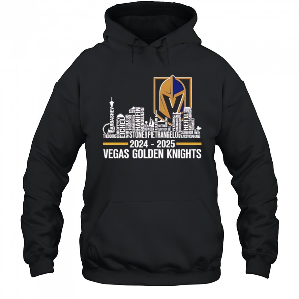 Vegas Golden Knights 2024 2025 City Skyline shirt
