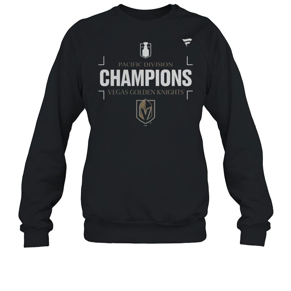 Vegas Golden Knights 2025 Pacific Division Champions Shirt