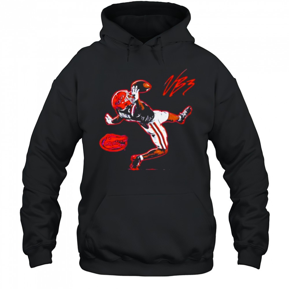 Vernell Brown III One-Handed Catch Florida Football signature shirt