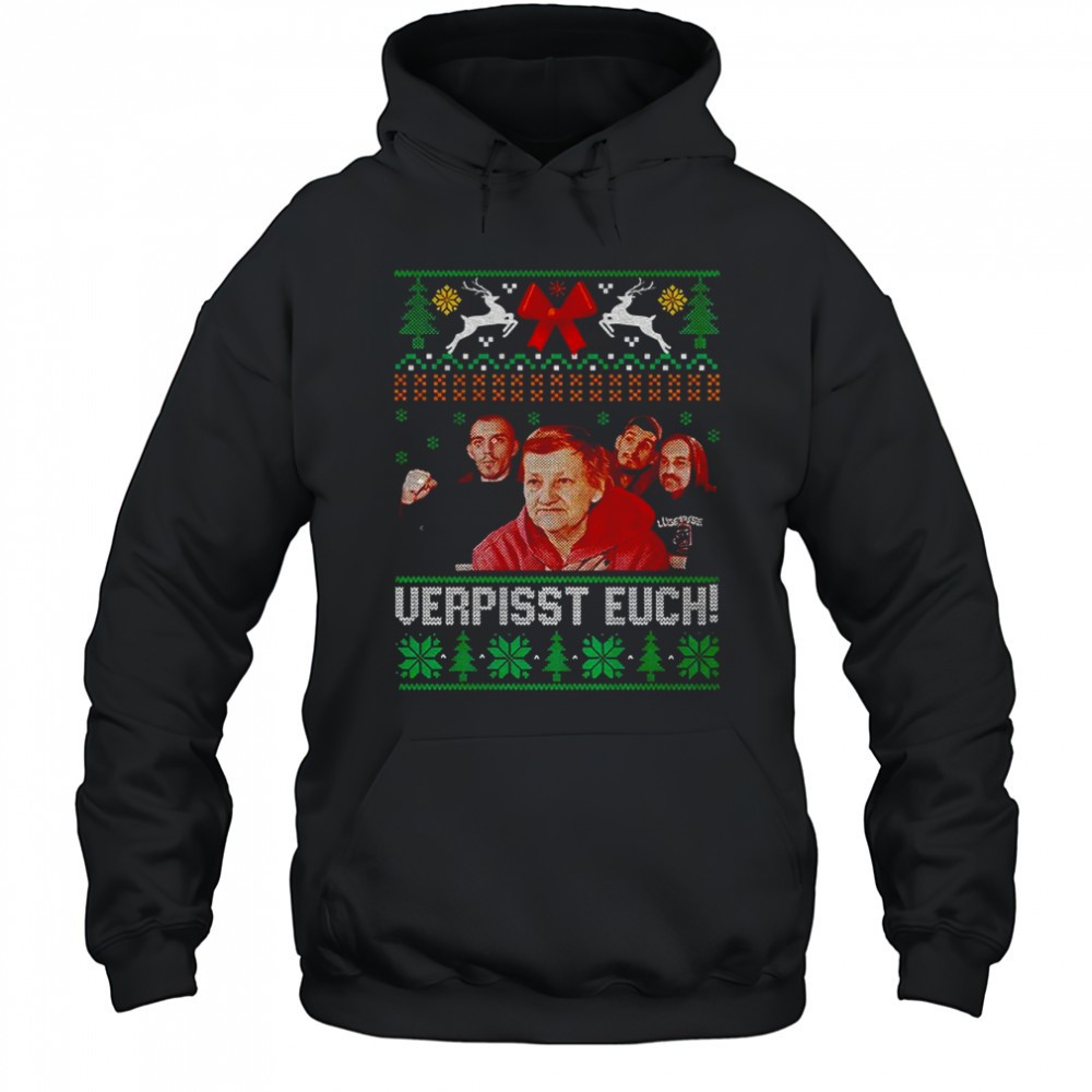 Verpisst Euch Christmas Ugly shirt