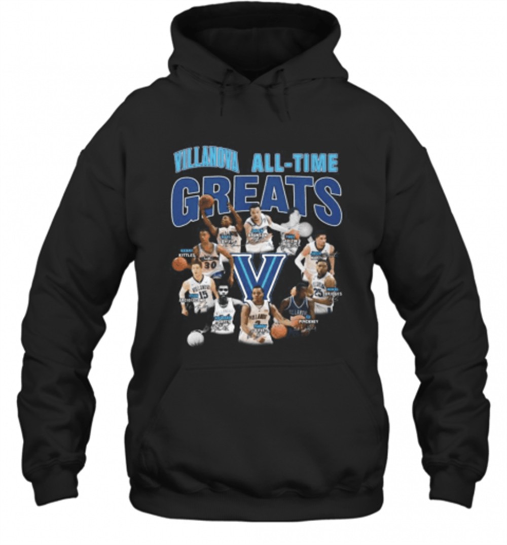 Villanova Wildcats All Time Great Signatures T-Shirt