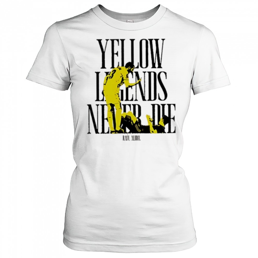 villarreal-cf-yellow-legends-never-die-raul-albiol-silhouette-shirt-fnw2g3np Villarreal CF Yellow legends never die Raúl Albiol silhouette shirt