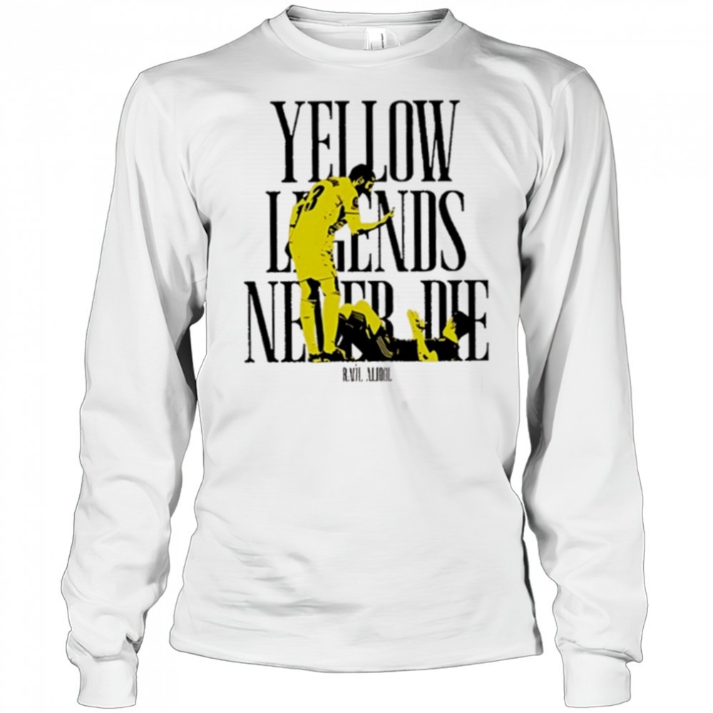 villarreal-cf-yellow-legends-never-die-raul-albiol-silhouette-shirt-fnw2g3np Villarreal CF Yellow legends never die Raúl Albiol silhouette shirt