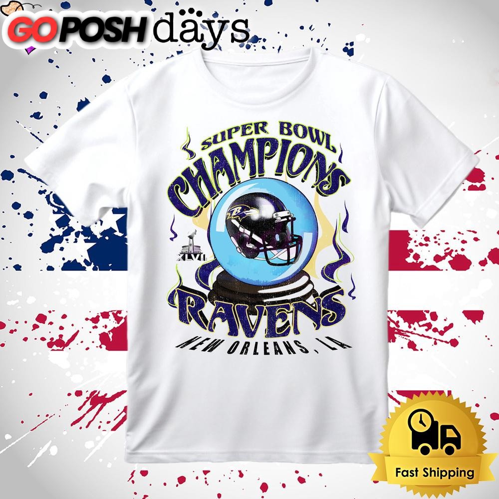 Vintage Baltimore Ravens Super Bowl Champions Xlvii T Shirt