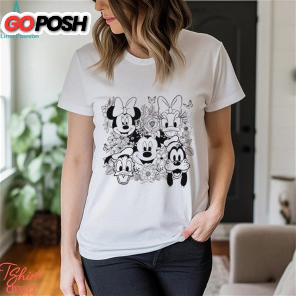 Vintage Disney Epcot Flower Garden Festival Shirt Mickey And Friends Halloween Classic T Shirt