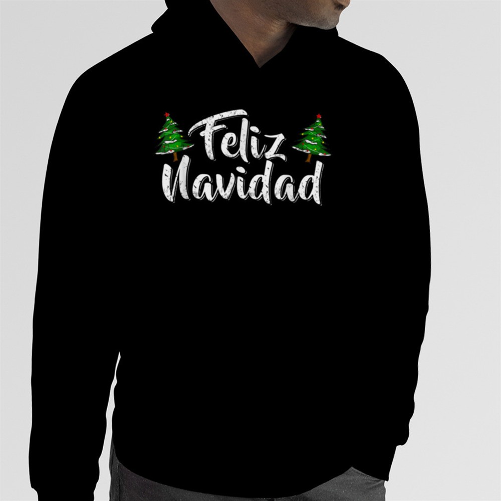 Vintage Feliz Navidad Retro Mexican Christmas Spanish Xmas T-Shirt B0BMB3HPHP