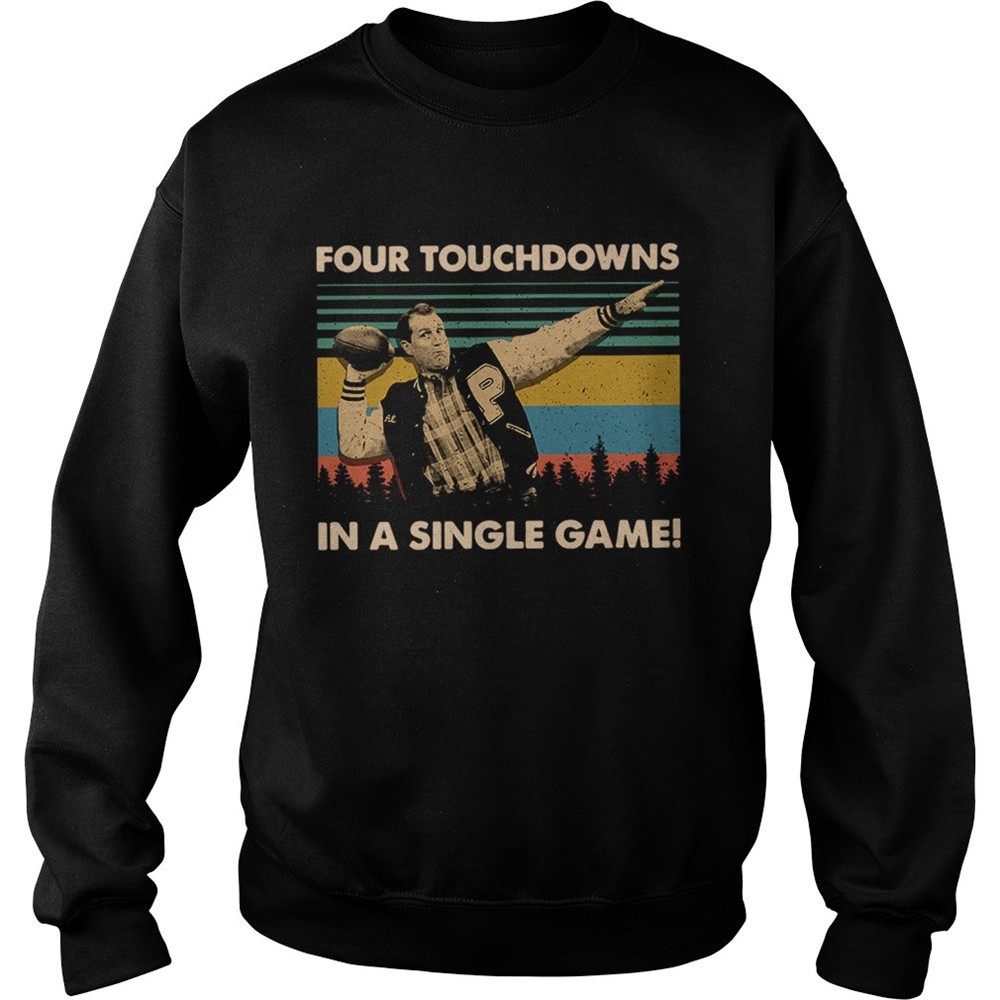 Vintage Football legend Al Bundy four touchdowns in a single shirt