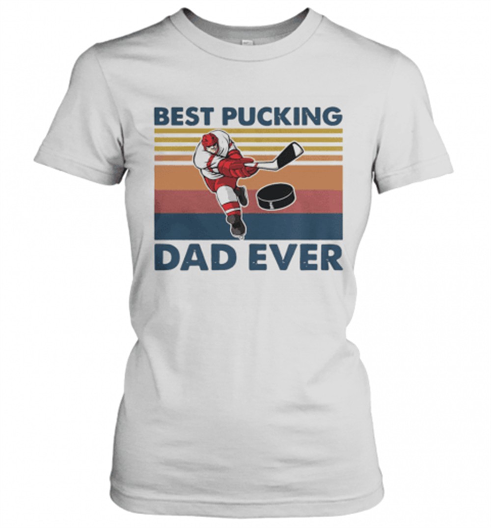 vintage-hockey-best-pucking-dad-ever-t-shirt-hiiqnp12 Vintage Hockey Best Pucking Dad Ever T-Shirt