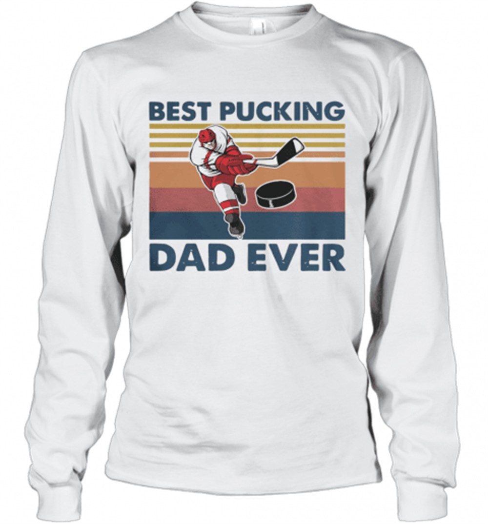 vintage-hockey-best-pucking-dad-ever-t-shirt-hiiqnp12 Vintage Hockey Best Pucking Dad Ever T-Shirt