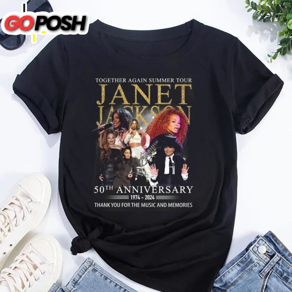 Vintage Janet Jackson 50th Anniversary T-Shirt
