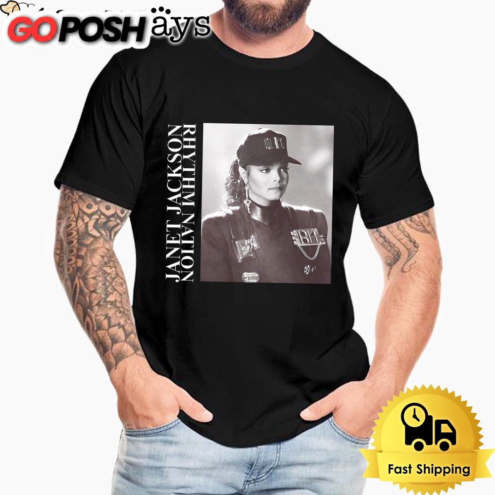Vintage Janet Jackson Rhythm NationUnisex T-Shirt